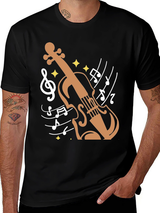Violin Music Graphic Tee
