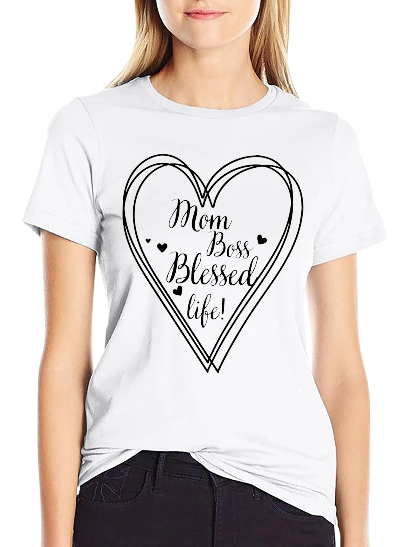 Mom Boss Blessed Life T-Shirt