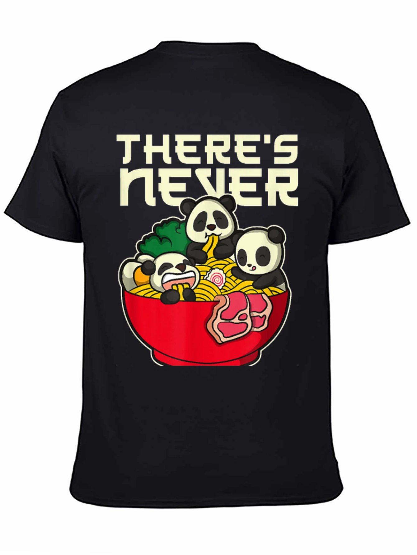 Panda Ramen Graphic T-Shirt