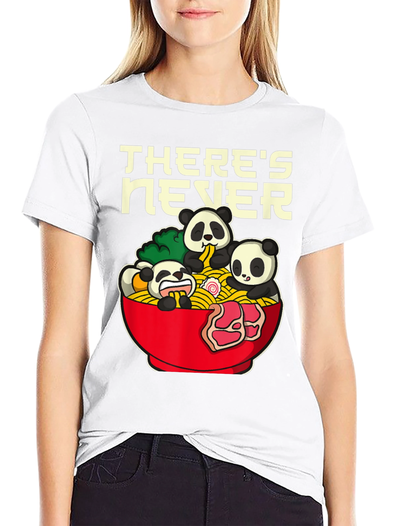 Panda Ramen Graphic T-Shirt
