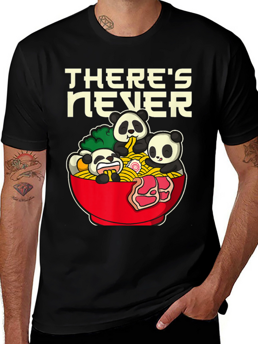 Panda Ramen Graphic T-Shirt