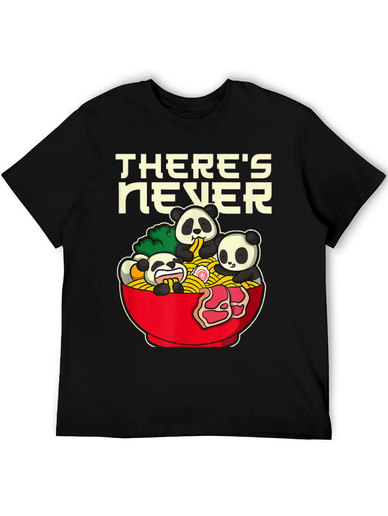 Panda Ramen Graphic T-Shirt