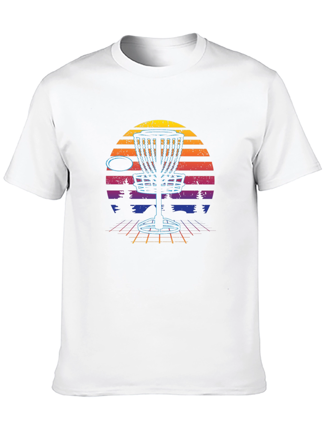 Retro Disc Golf Basket T-Shirt
