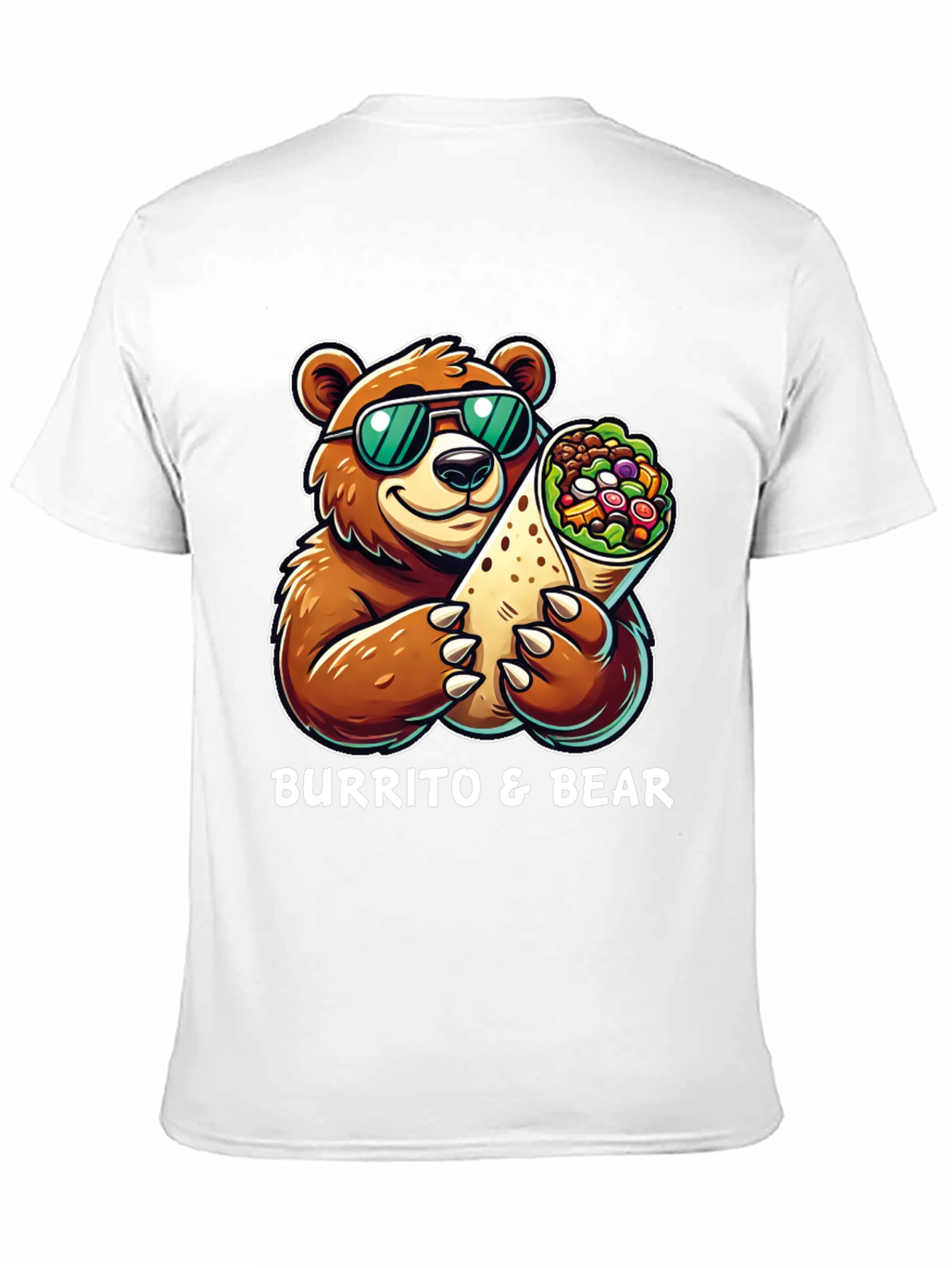 Burrito & Bear Graphic T-Shirt