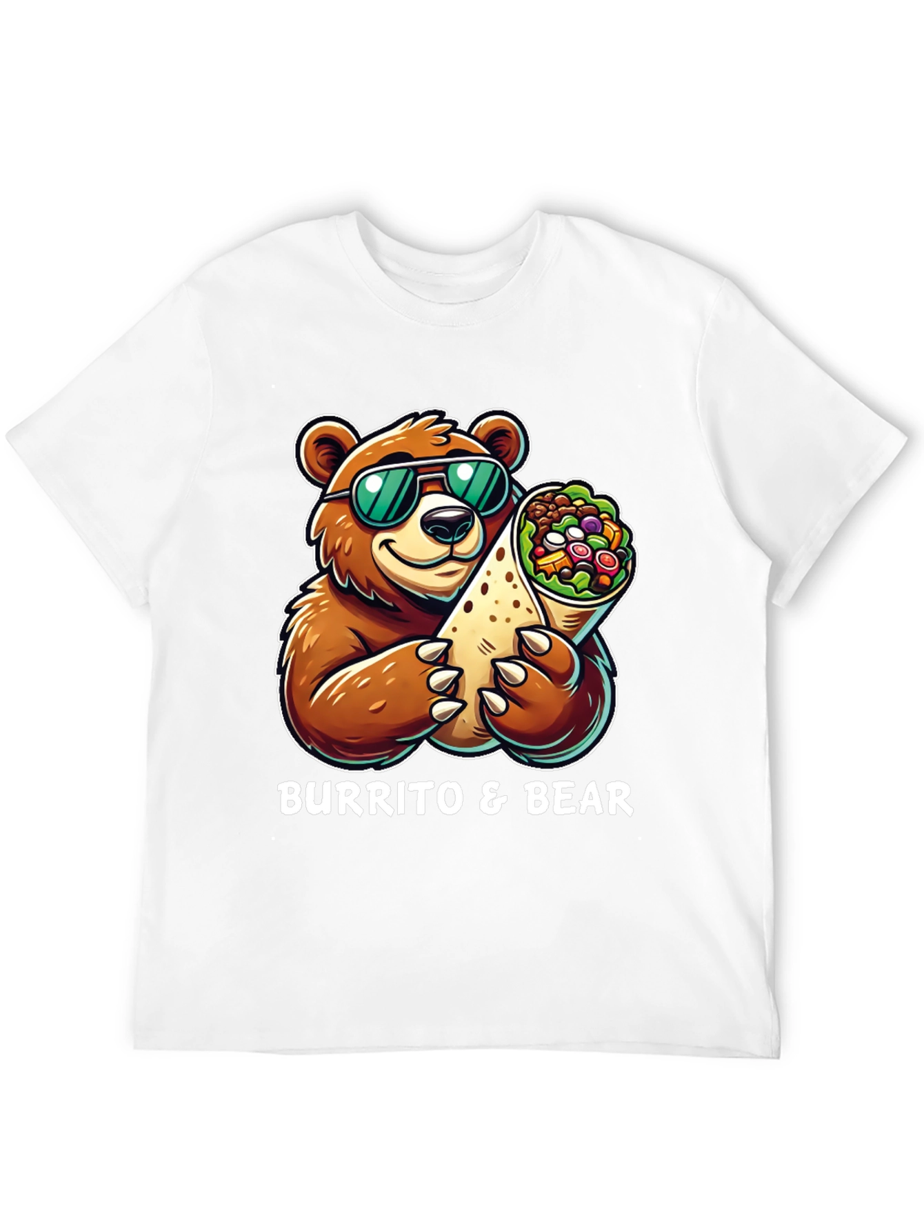 Burrito & Bear Graphic T-Shirt