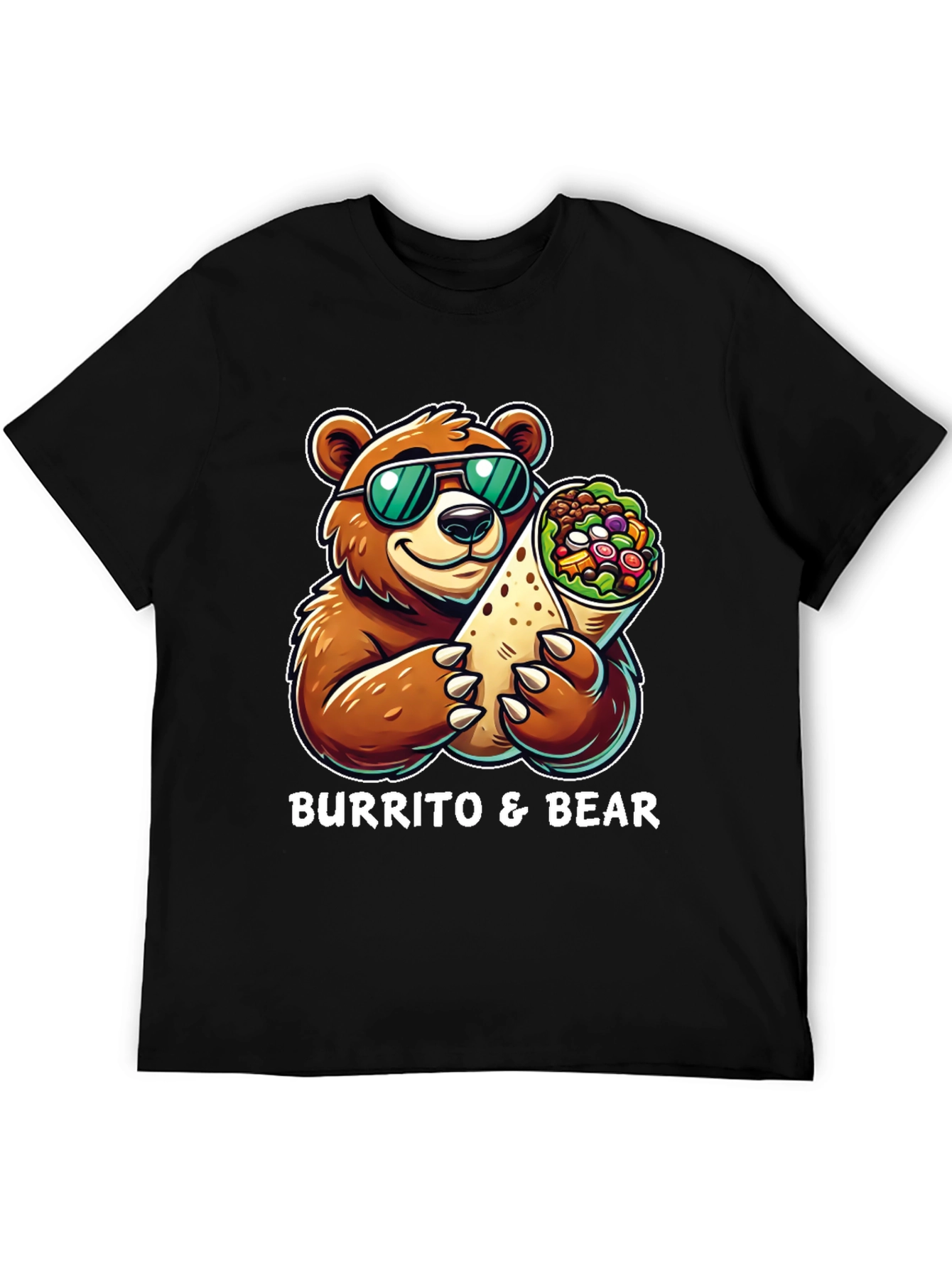 Burrito & Bear Graphic T-Shirt