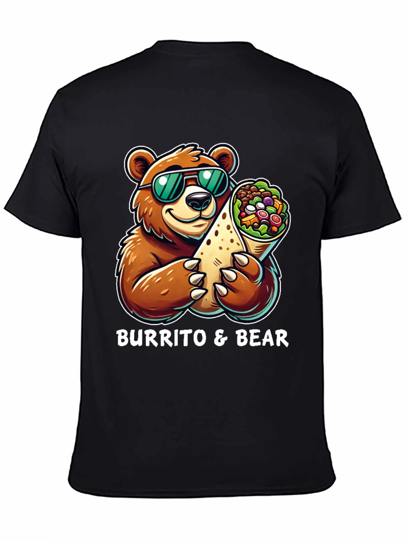 Burrito & Bear Graphic T-Shirt