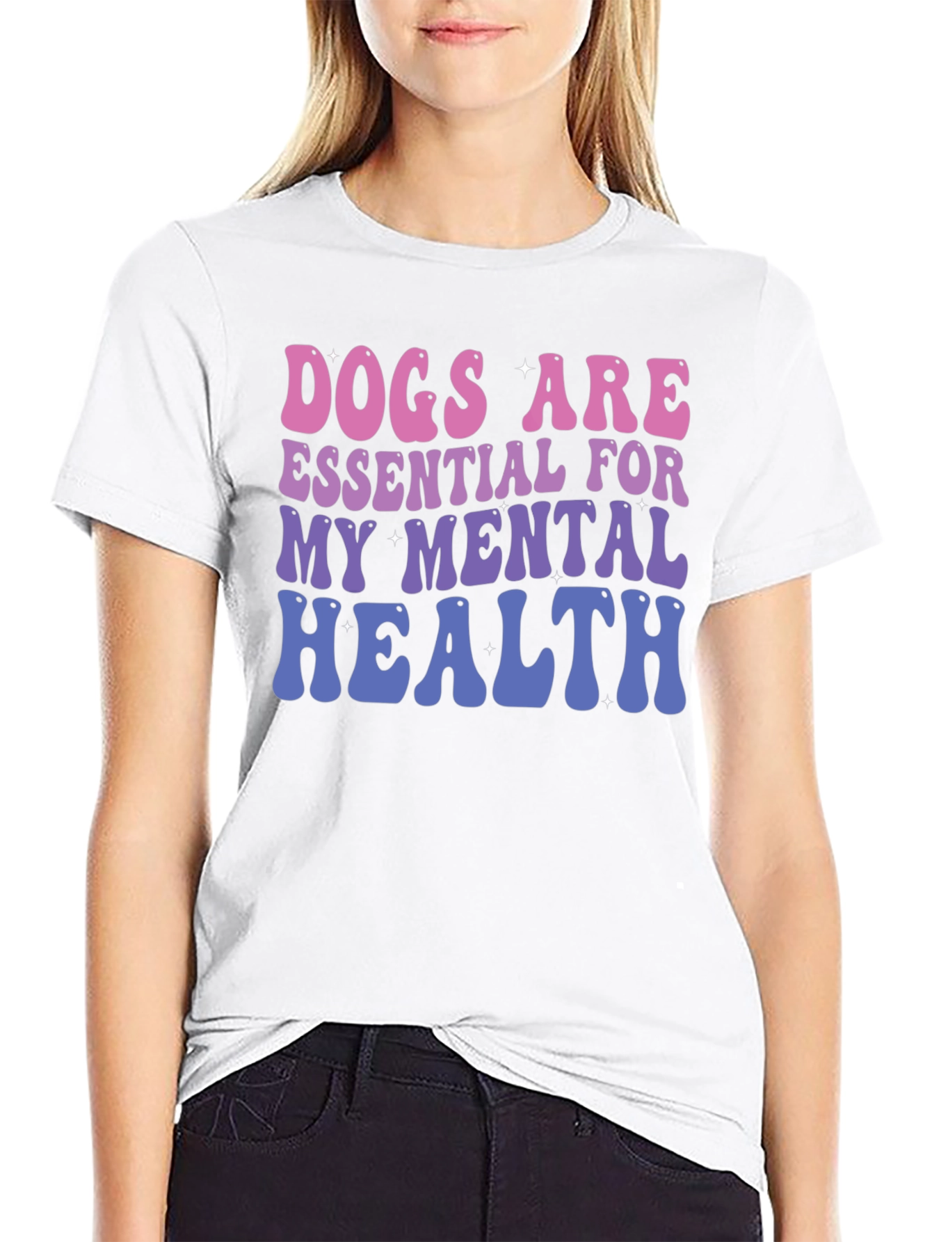Dogs Are Essential Mental Health T-Shirt