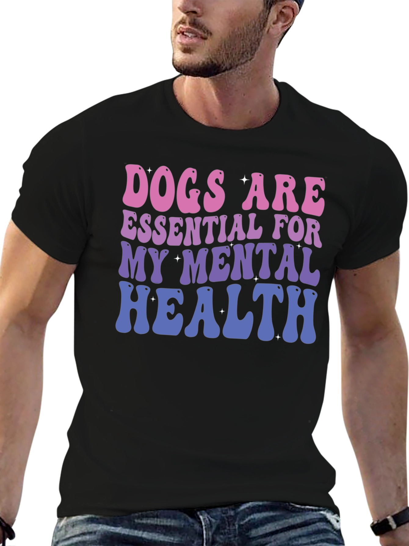 Dogs Are Essential Mental Health T-Shirt