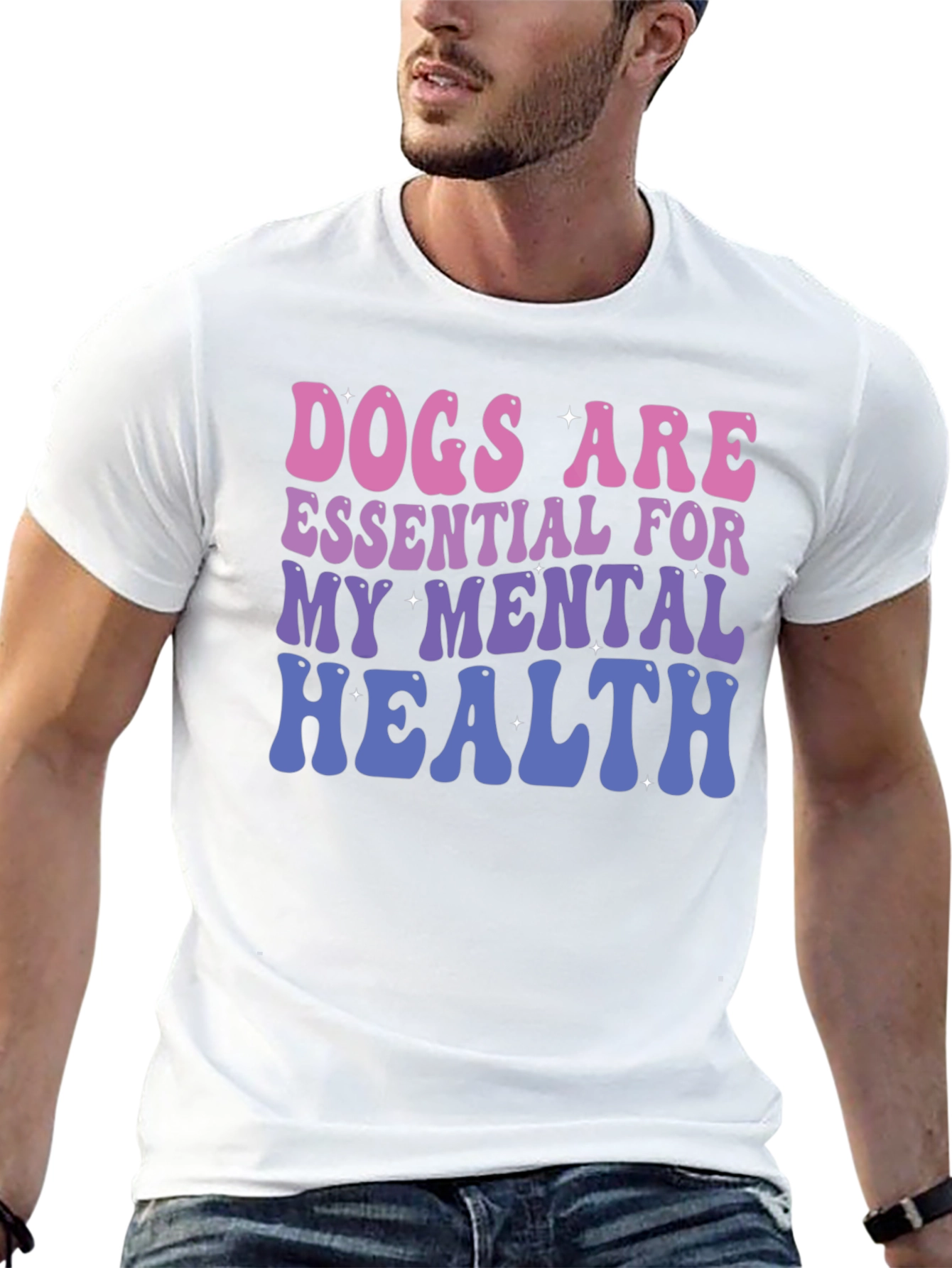 Dogs Are Essential Mental Health T-Shirt