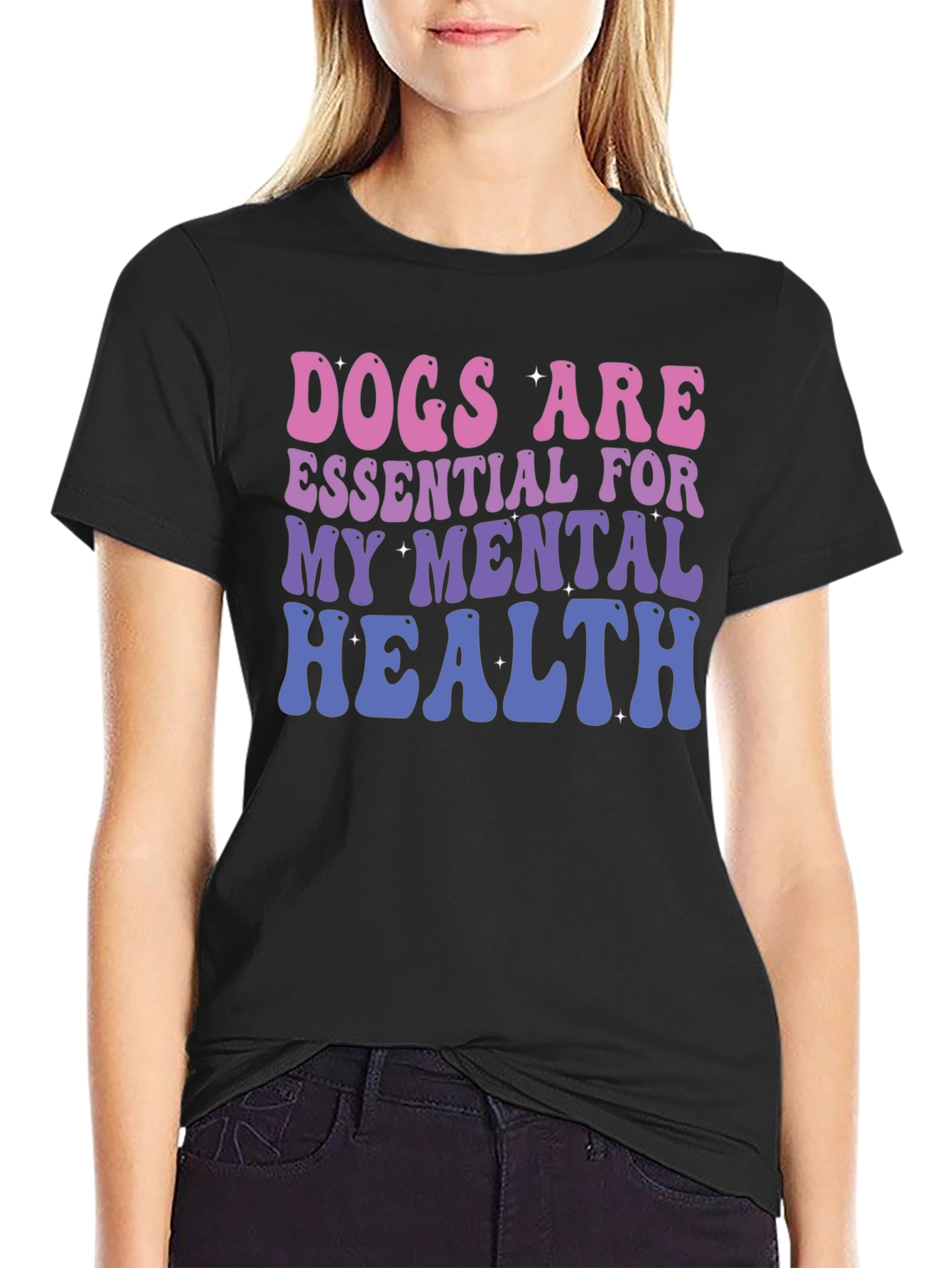 Dogs Are Essential Mental Health T-Shirt