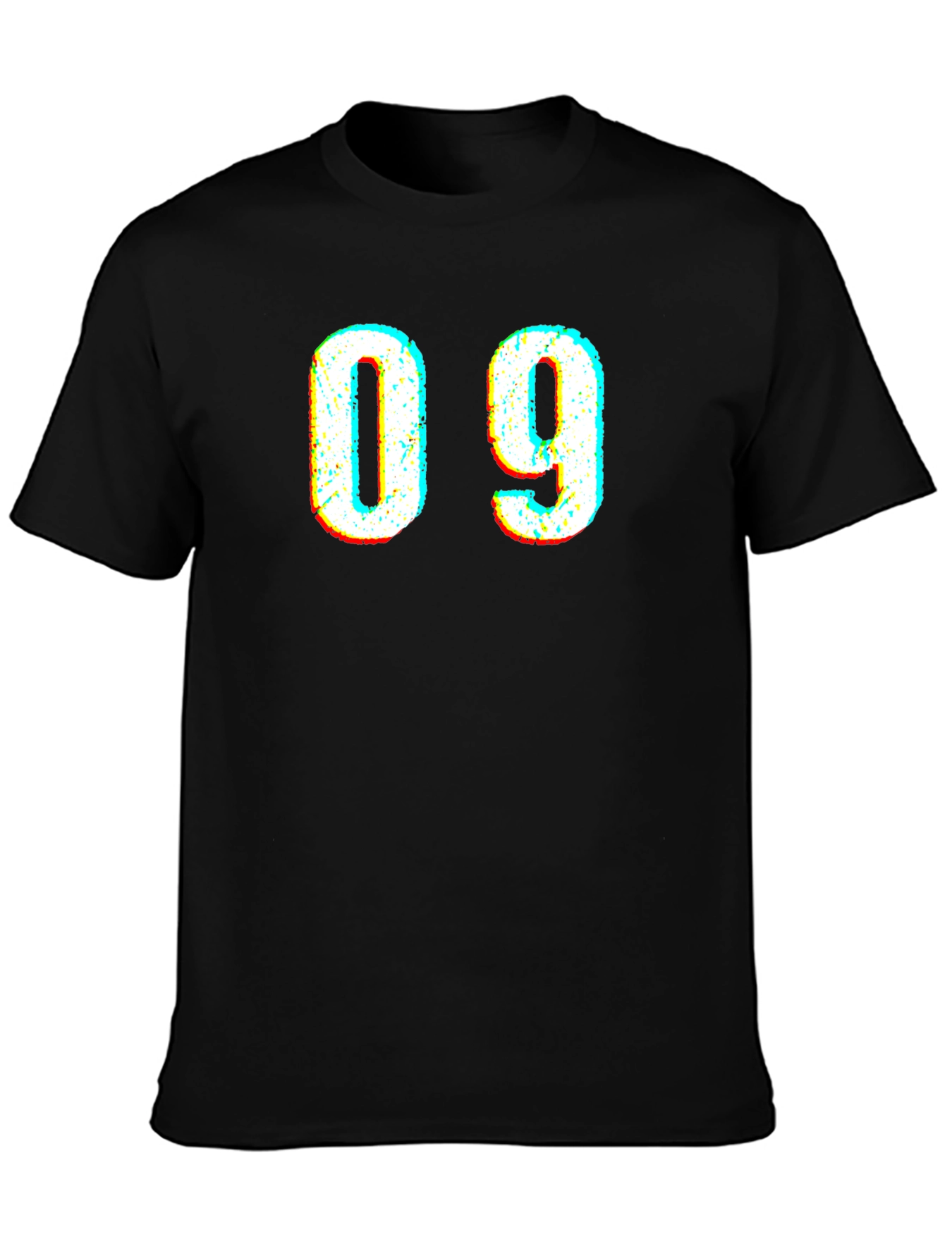 Bold 09 Graphic Black T-Shirt
