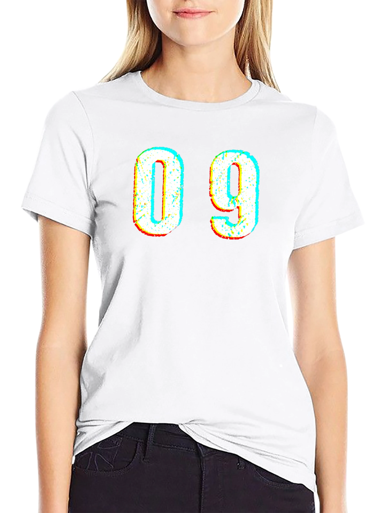 Bold 09 Graphic Black T-Shirt