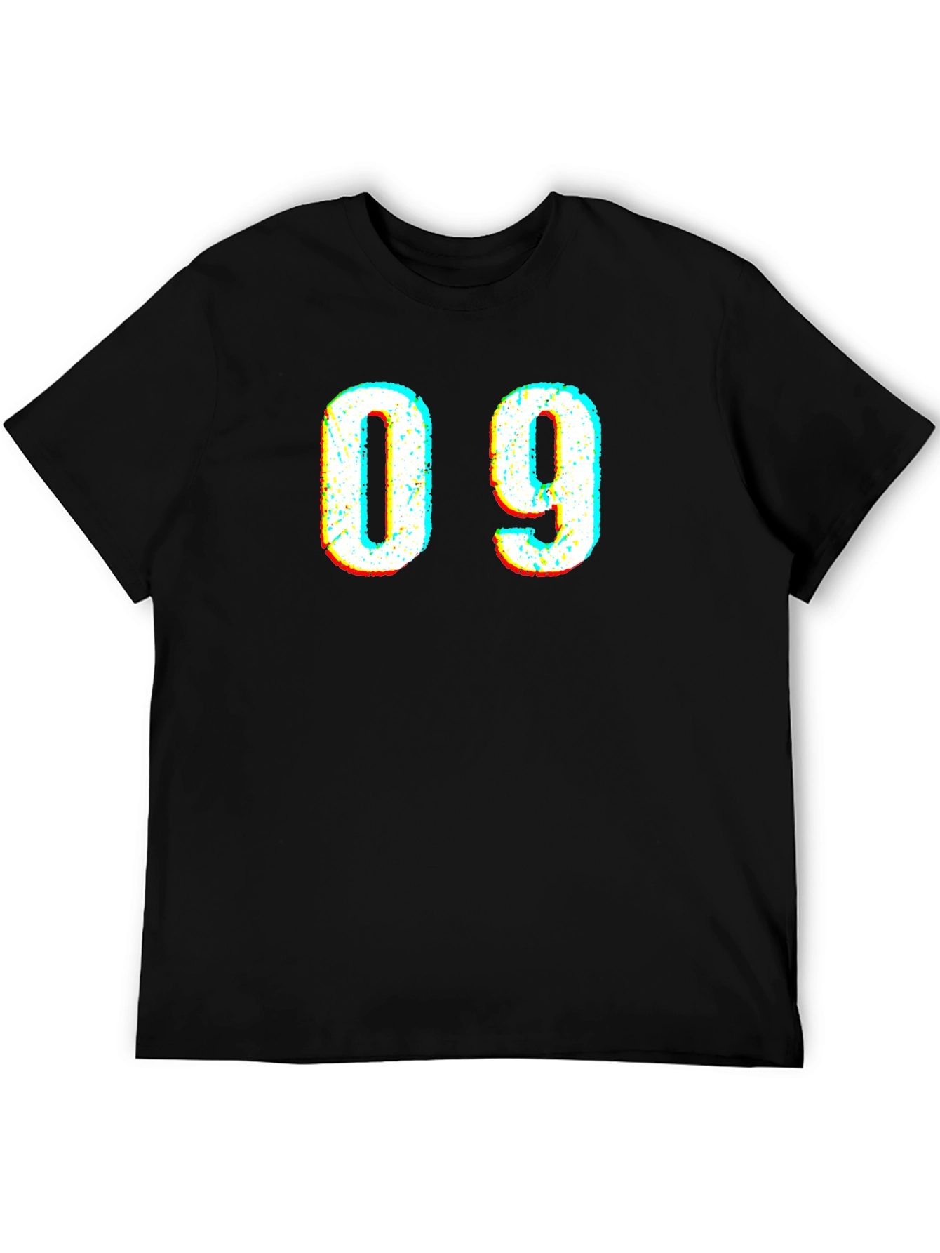 Bold 09 Graphic Black T-Shirt
