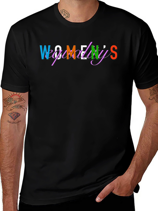 Womens Equality Colorful Graphic Tee