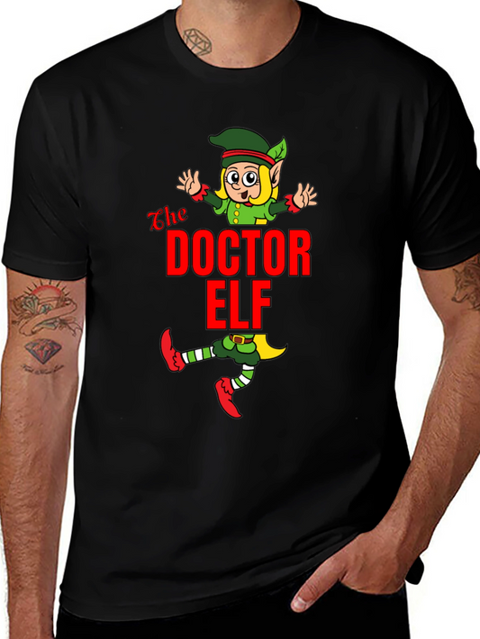 Doctor Elf Graphic Tee - Christmas Humor