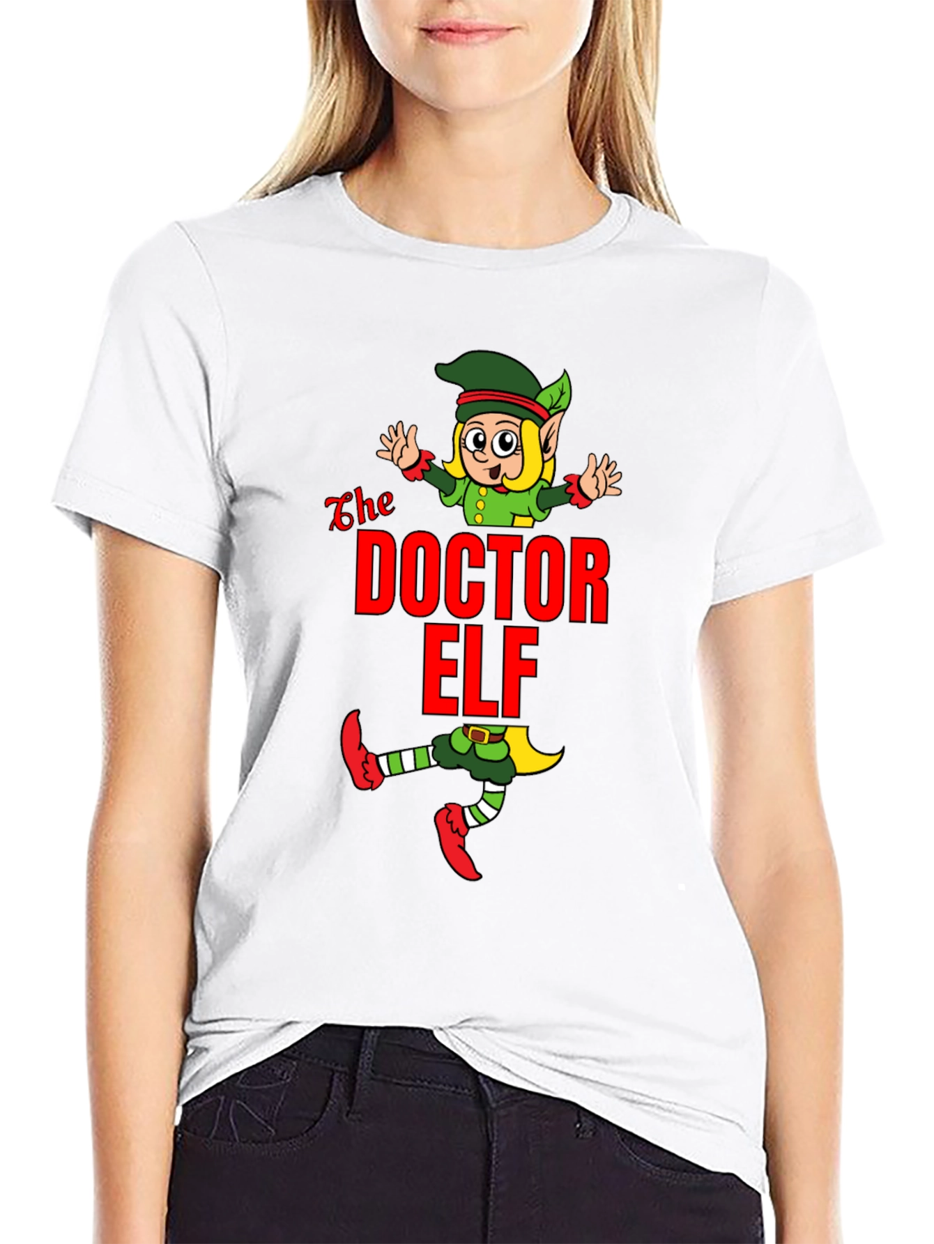 Doctor Elf Graphic Tee - Christmas Humor