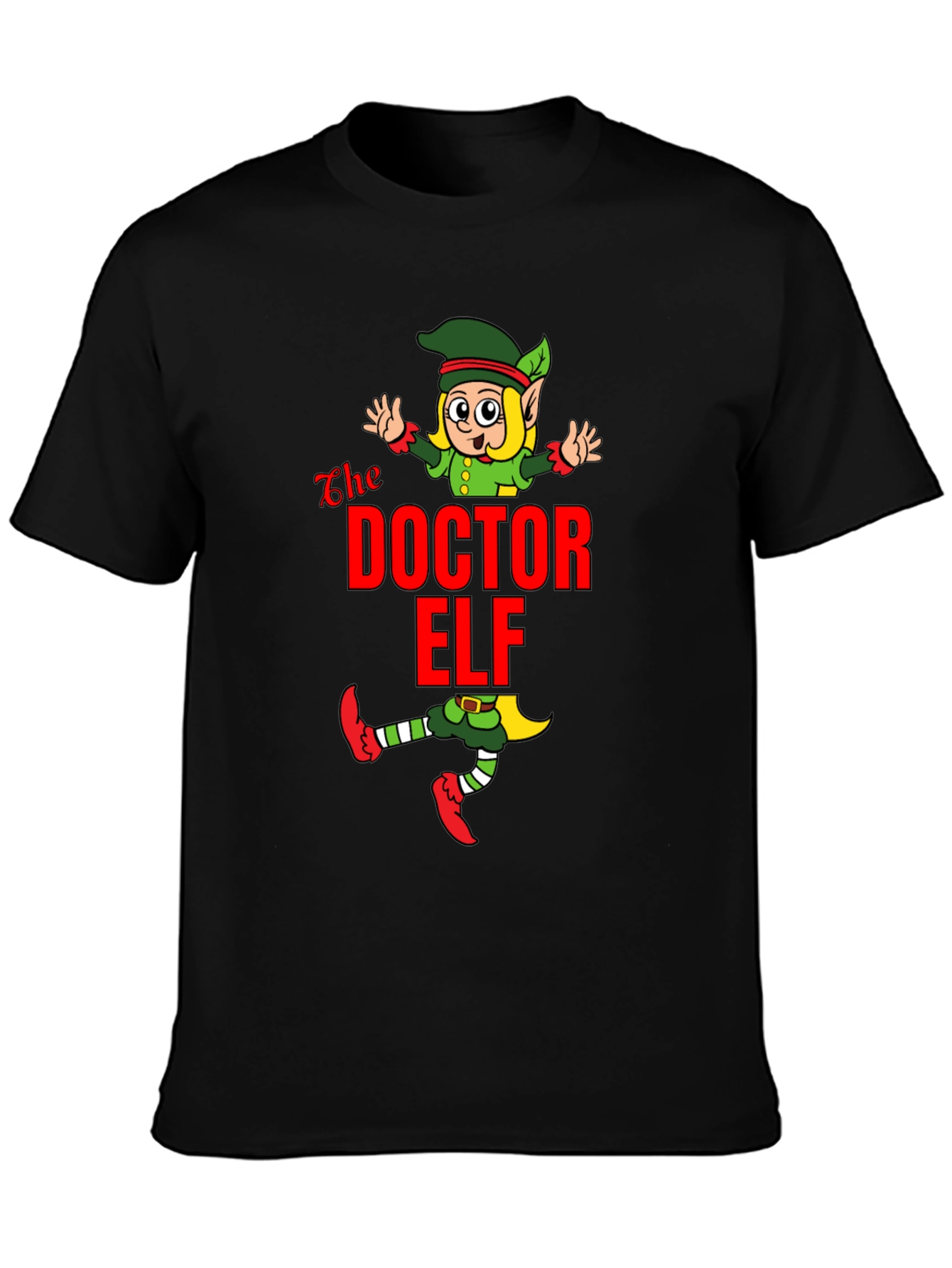 Doctor Elf Graphic Tee - Christmas Humor
