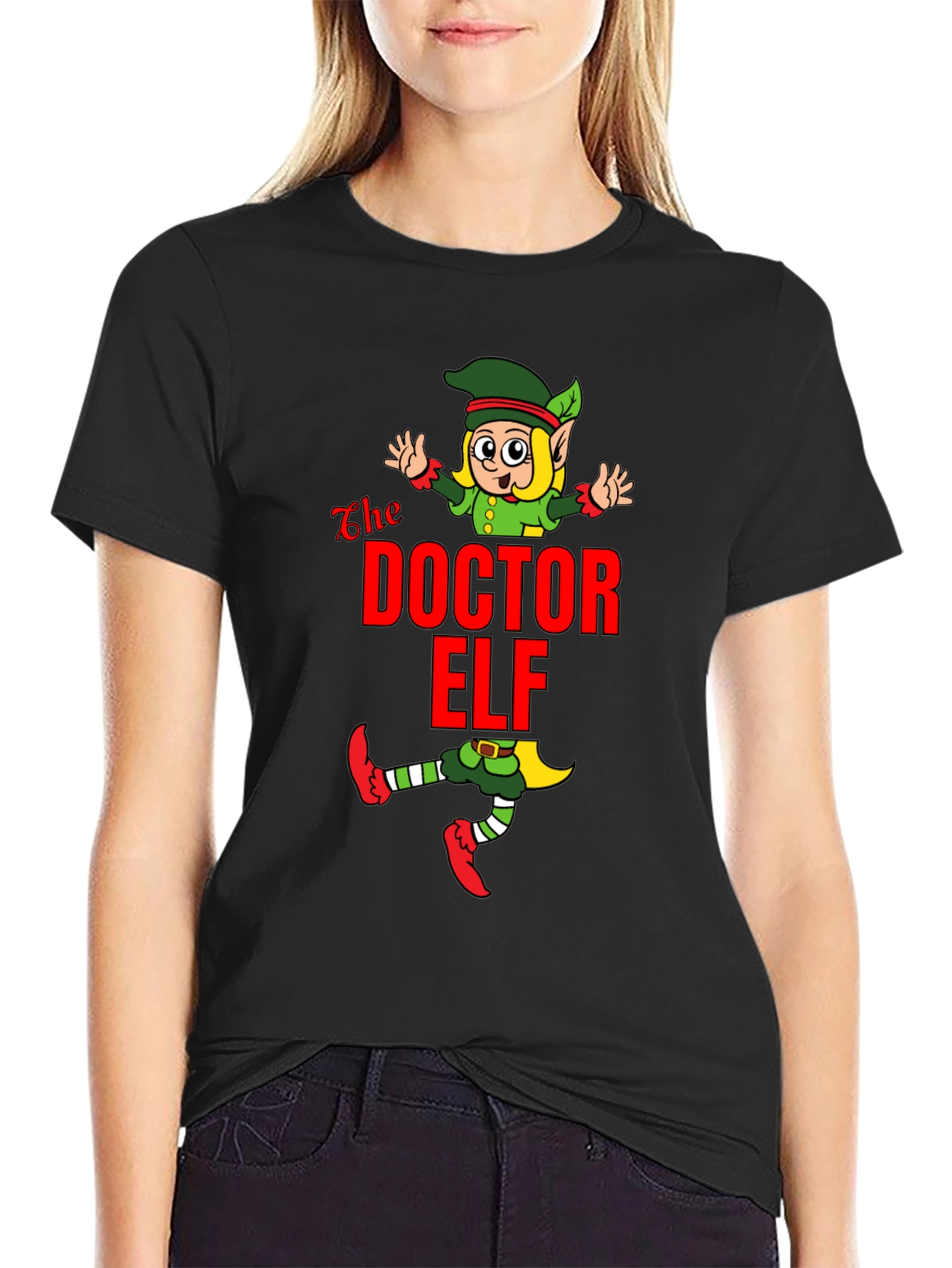 Doctor Elf Graphic Tee - Christmas Humor