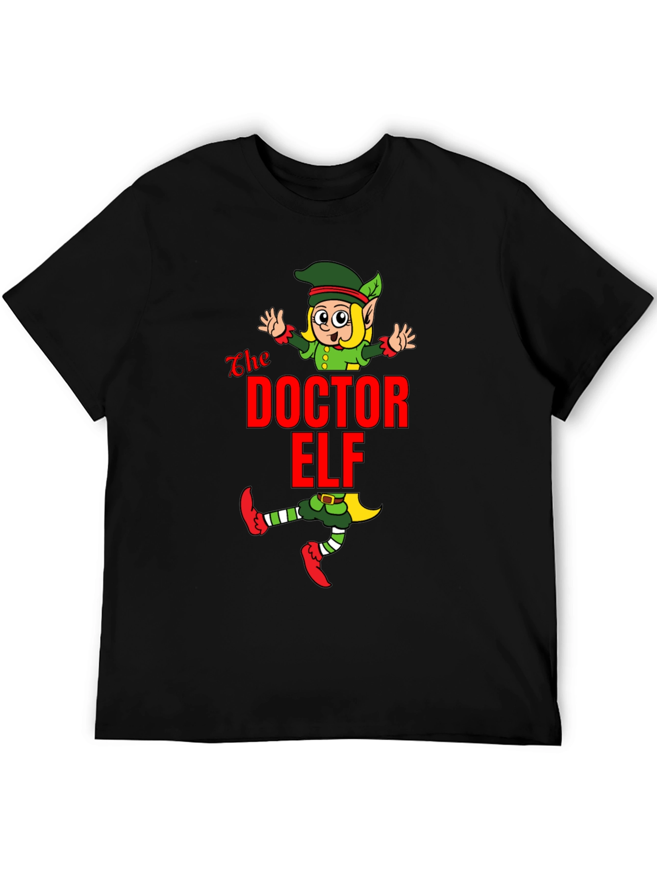 Doctor Elf Graphic Tee - Christmas Humor