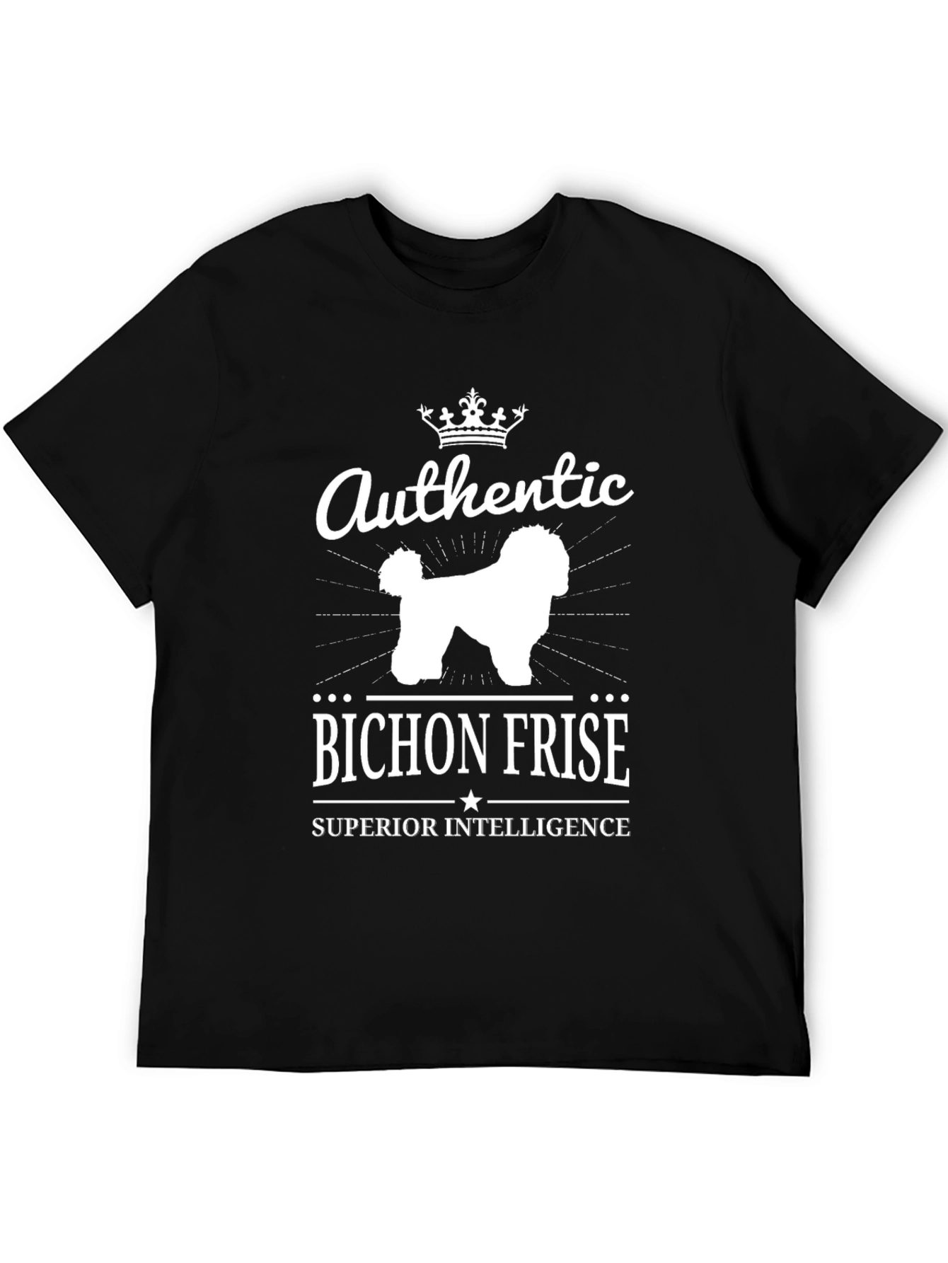 Authentic Bichon Frise Superior Intelligence T-Shirt