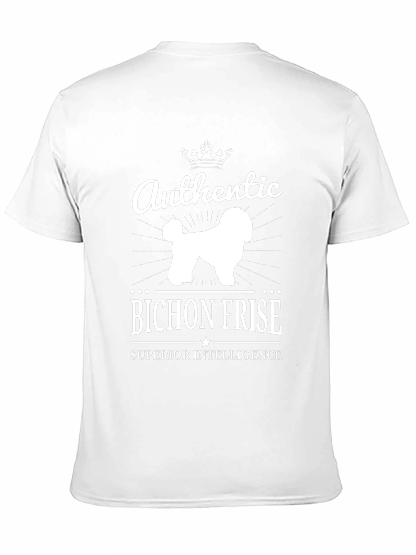 Authentic Bichon Frise Superior Intelligence T-Shirt