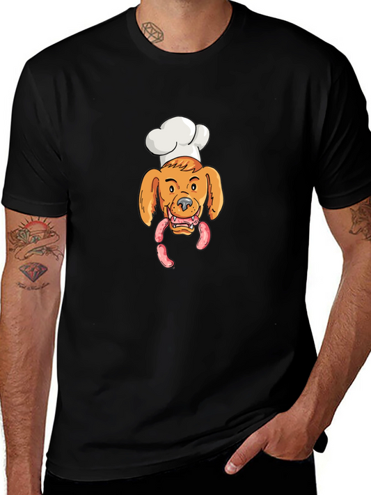 Chef Dog T-Shirt Funny Pet Lover Tee