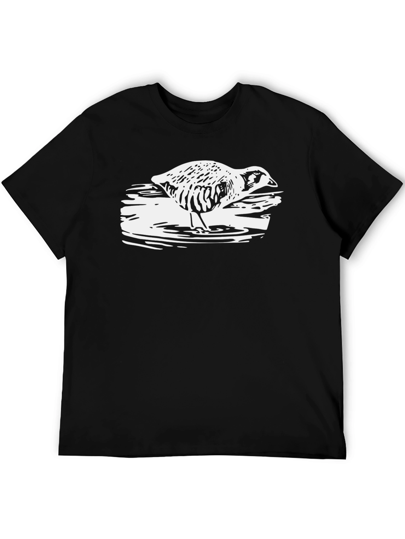 Duck Graphic Black T-Shirt