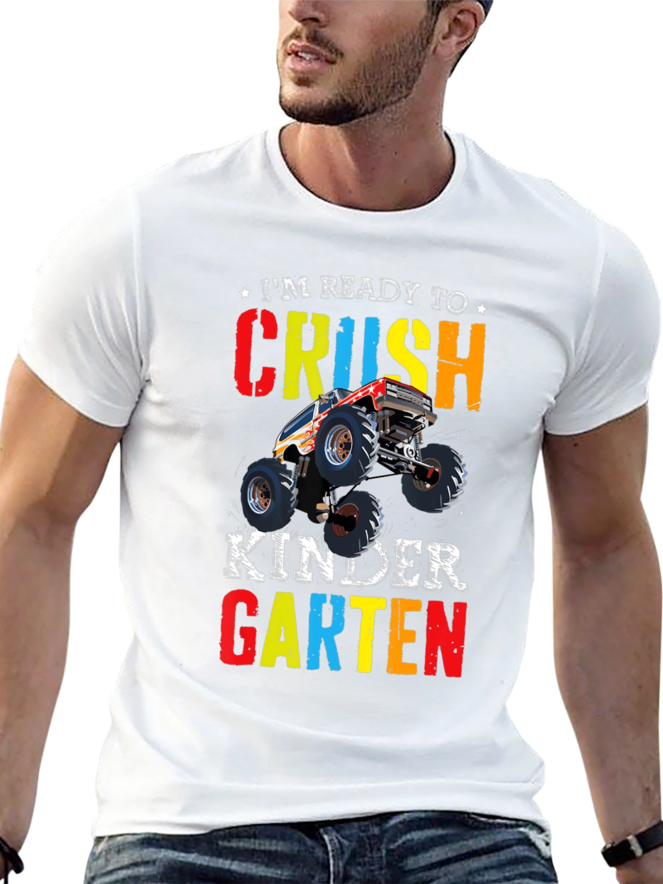 Crush Kindergarten Monster Truck Tee
