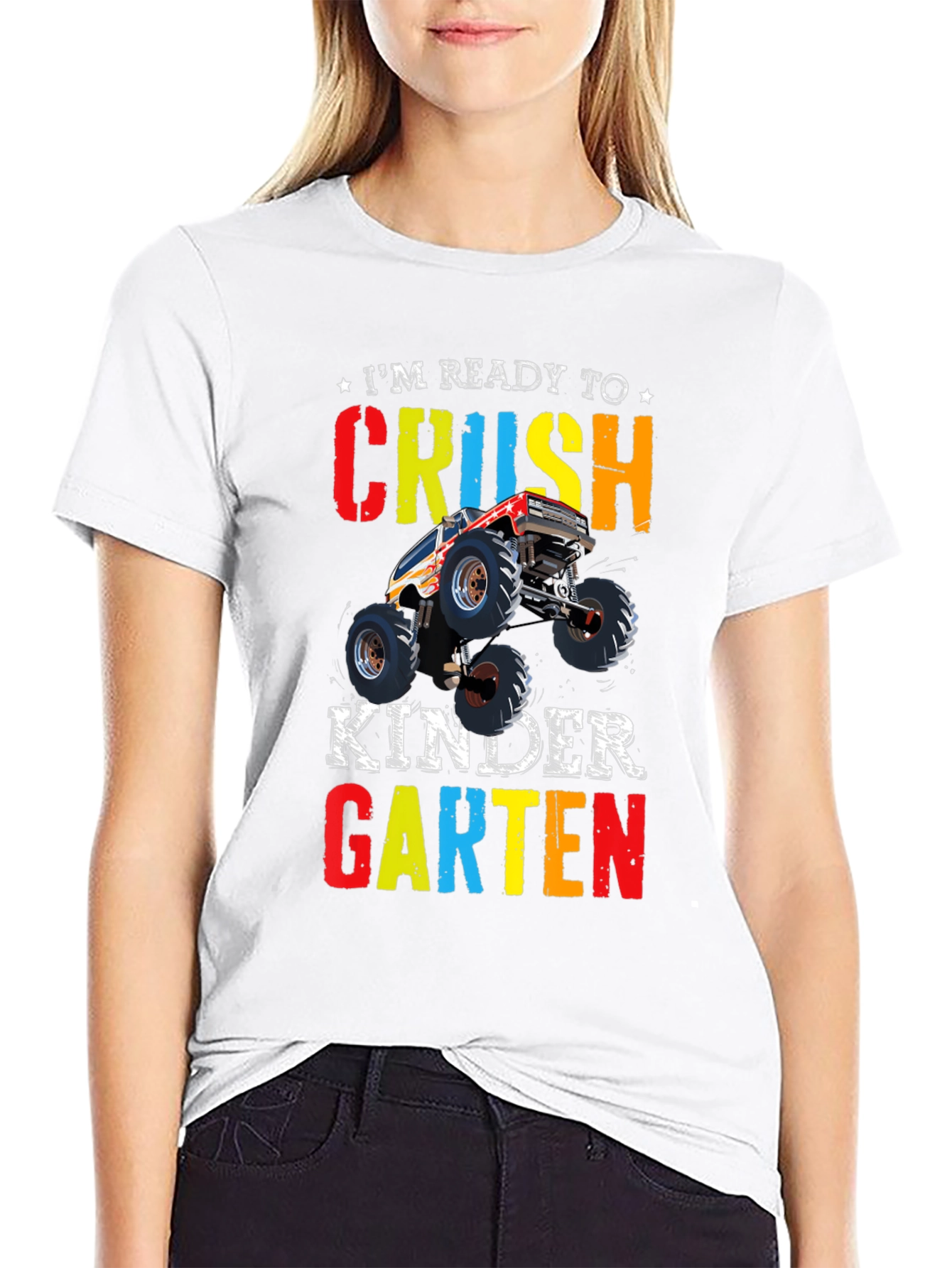 Crush Kindergarten Monster Truck Tee