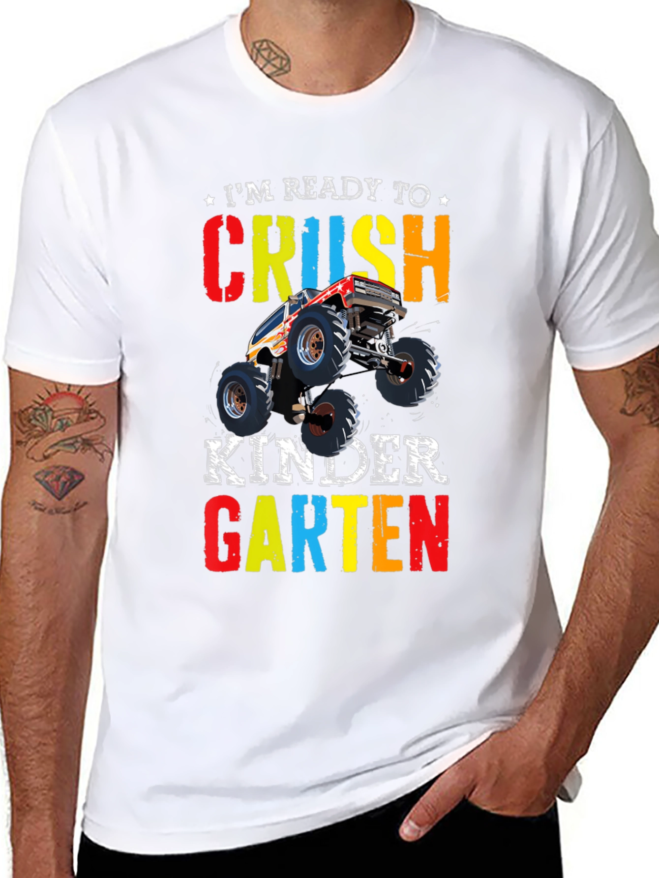 Crush Kindergarten Monster Truck Tee