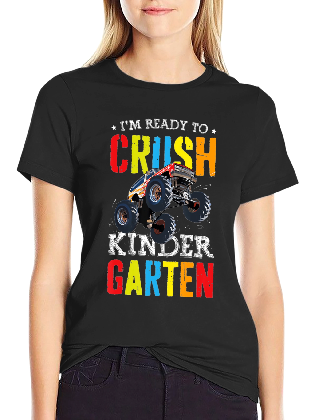 Crush Kindergarten Monster Truck Tee