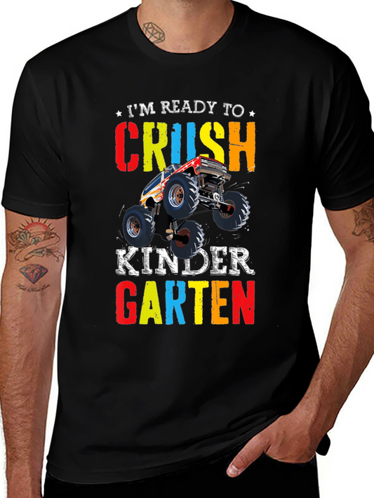 Crush Kindergarten Monster Truck Tee