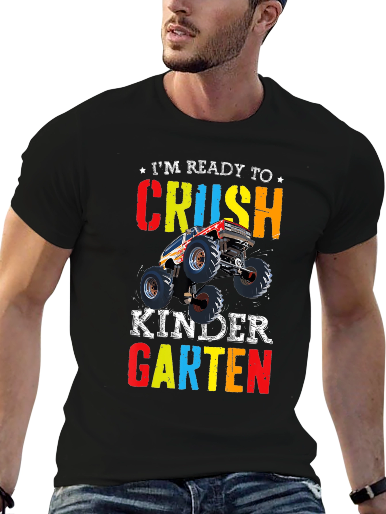 Crush Kindergarten Monster Truck Tee