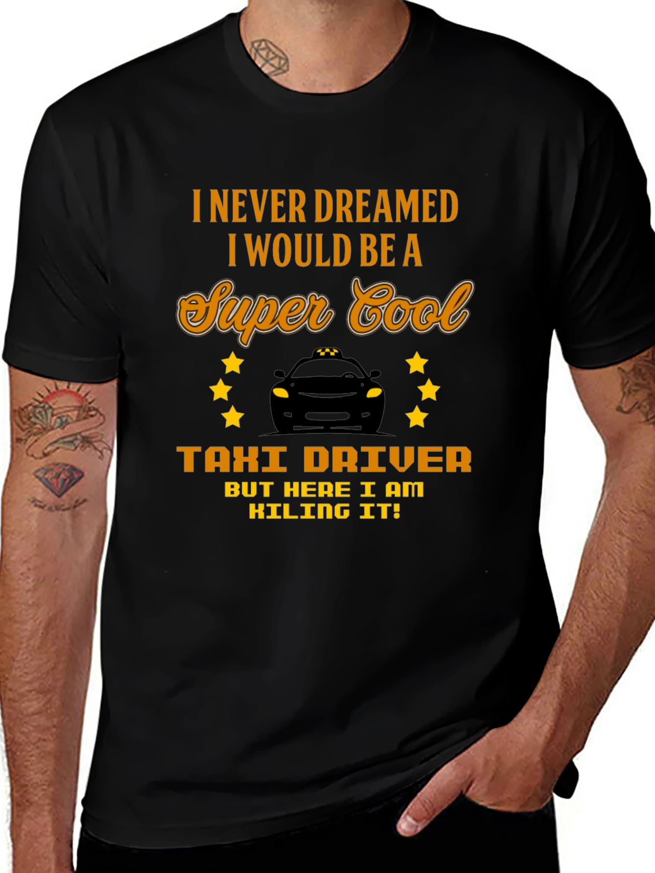 Super Cool Taxi Driver Graphic Tee