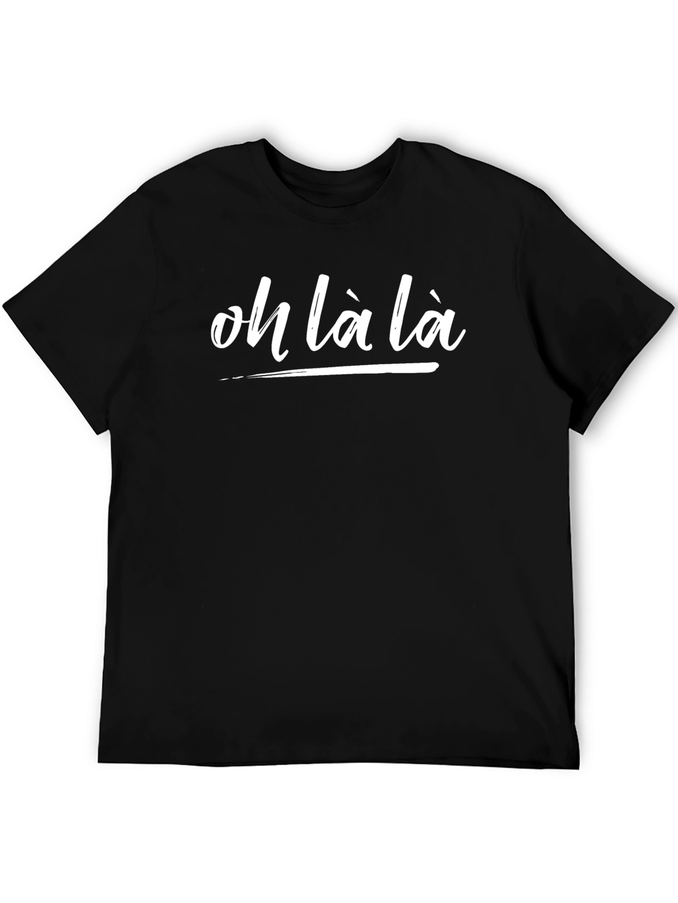 Oh Là Là Graphic Tee - Black Cotton T-Shirt