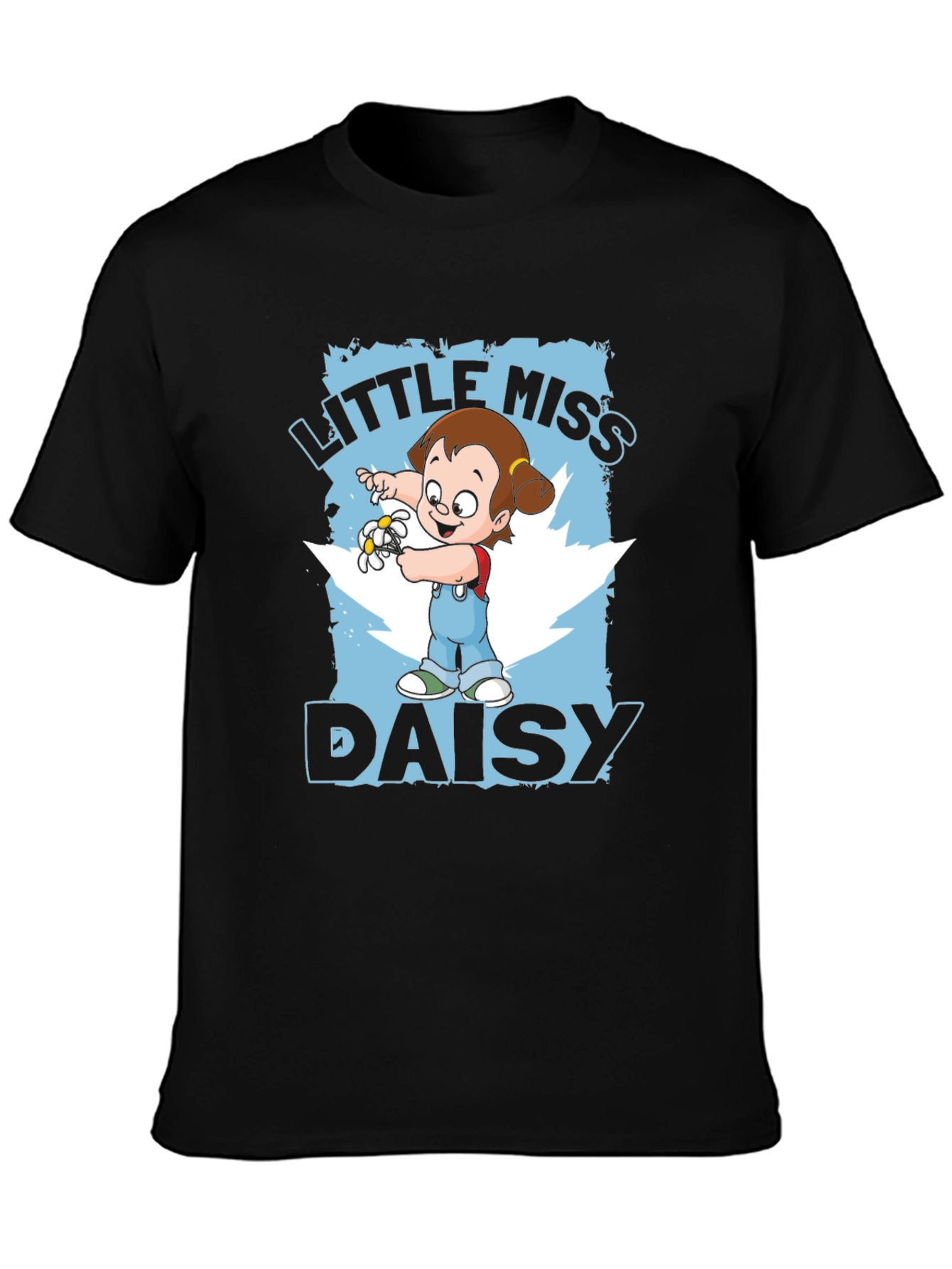 Little Miss Daisy Cartoon Graphic T-Shirt