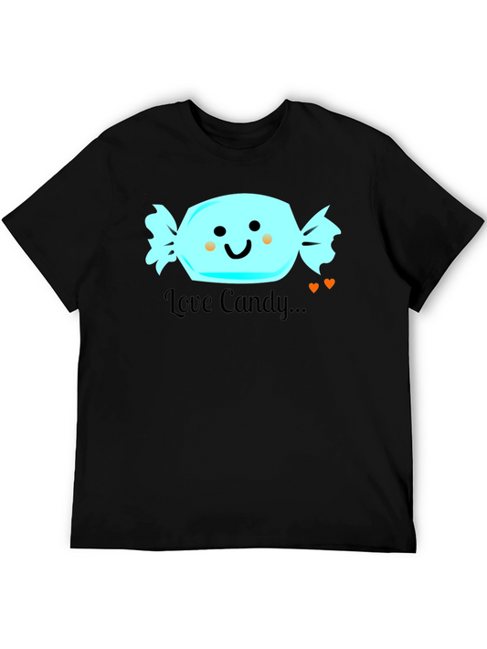 Love Candy Graphic T-Shirt - Cute and Fun Design
