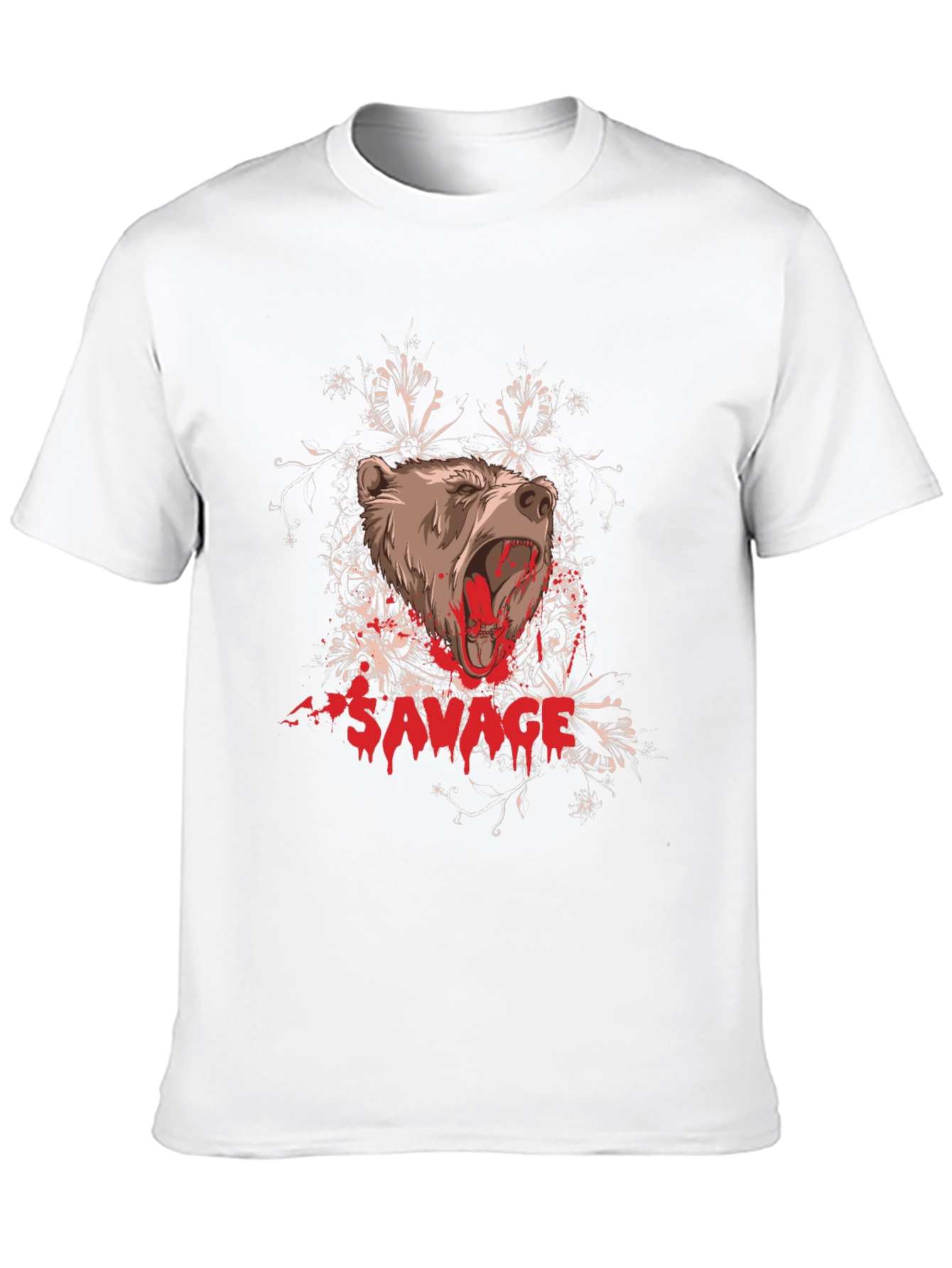 Savage Bear Graphic Tee - Black T-Shirt