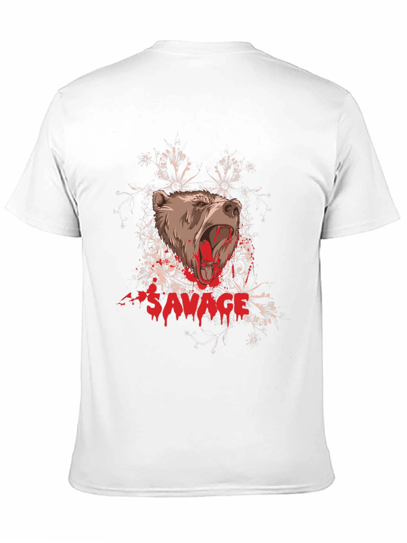 Savage Bear Graphic Tee - Black T-Shirt