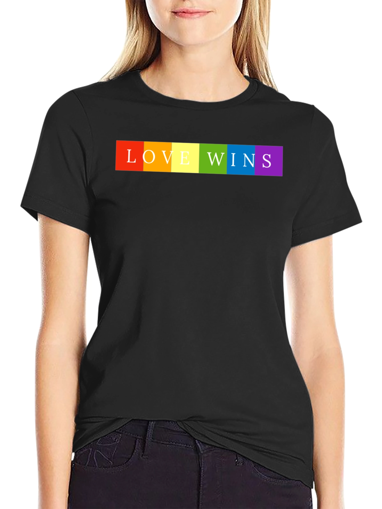 Love Wins Pride T-Shirt - Rainbow LGBTQ+ Tee