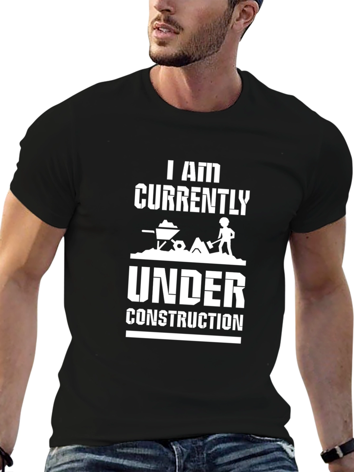 Under Construction Graphic T-Shirt