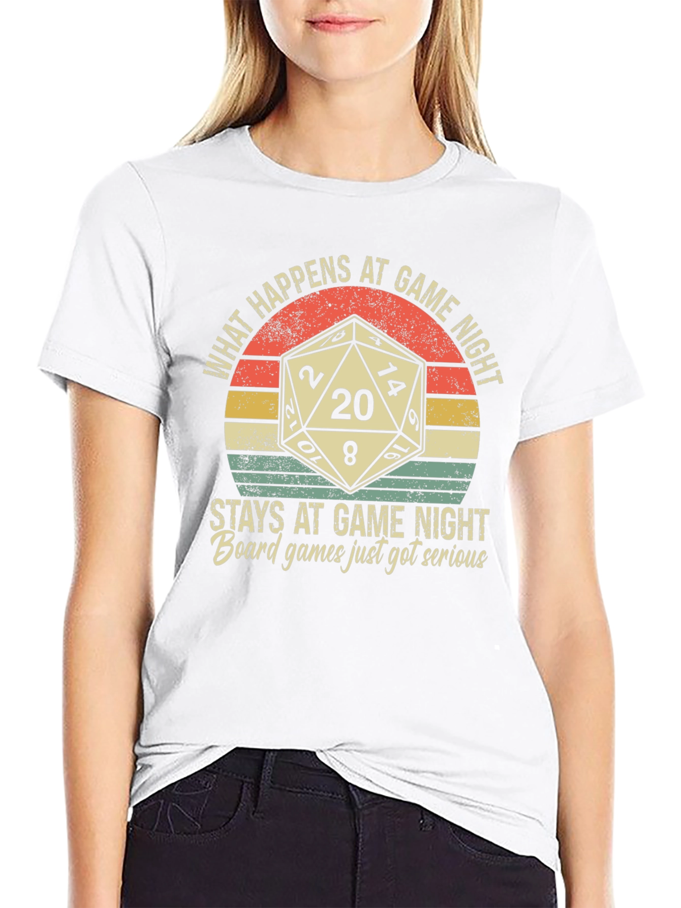 Game Night T-Shirt: Dice & Funny Slogan