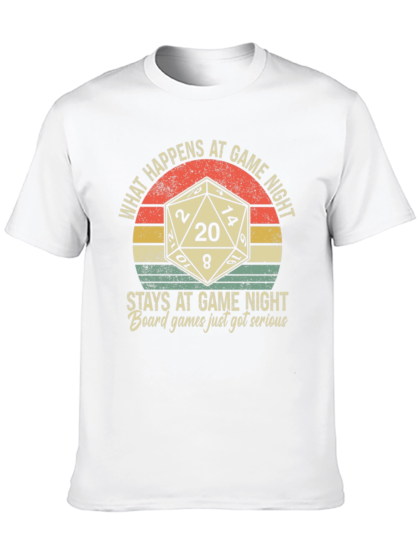 Game Night T-Shirt: Dice & Funny Slogan