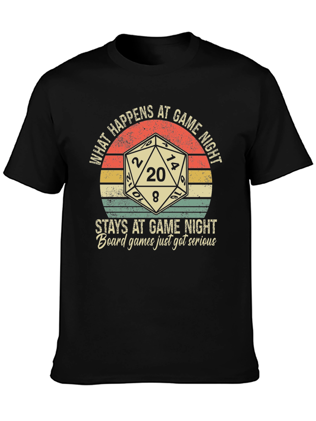 Game Night T-Shirt: Dice & Funny Slogan