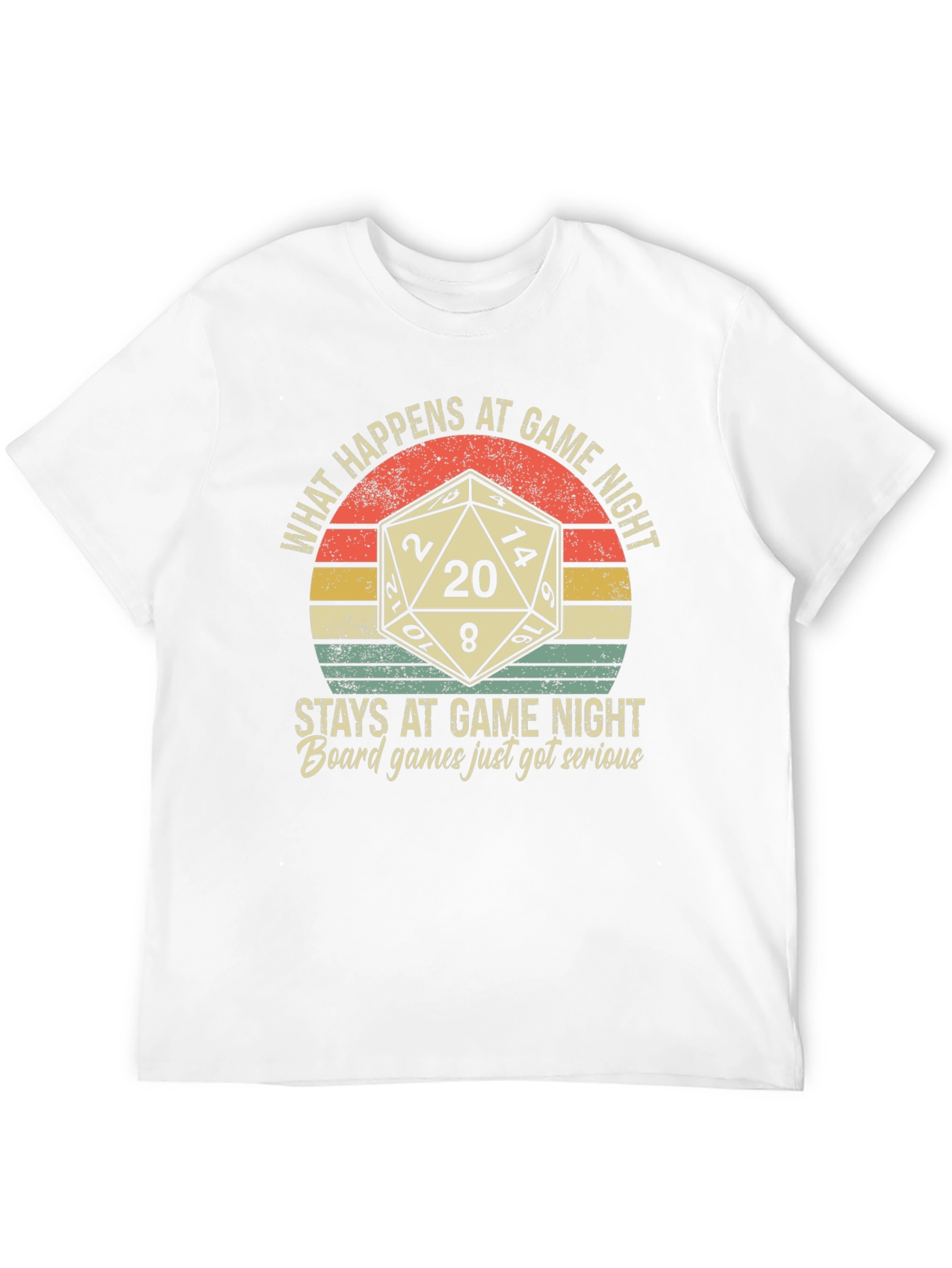 Game Night T-Shirt: Dice & Funny Slogan