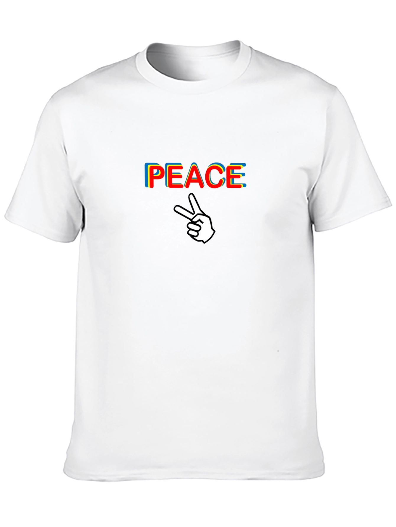 Peace Sign Black T-Shirt - Graphic Tee