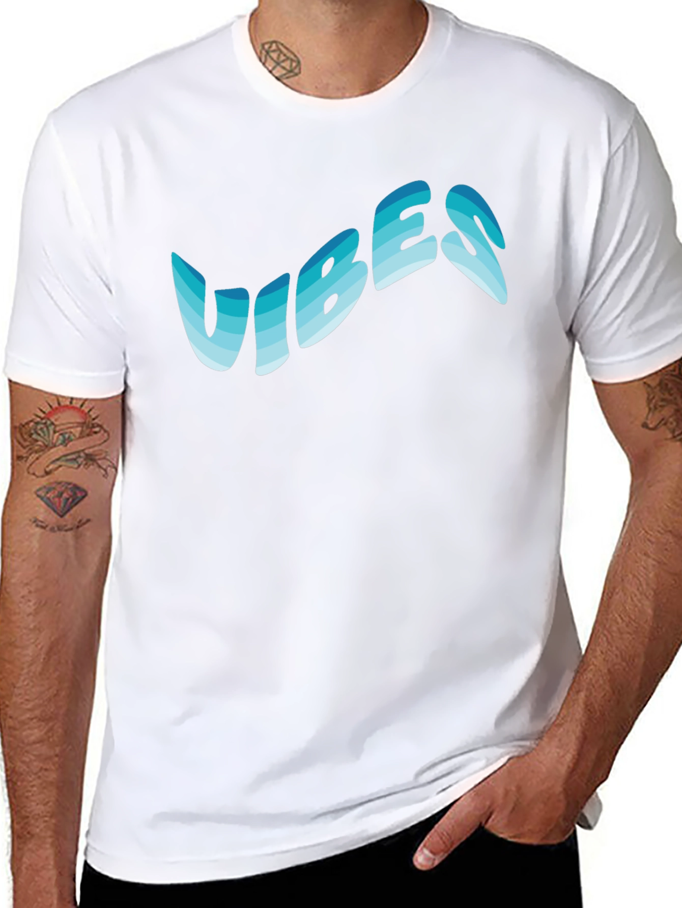Cool Vibes Graphic Tee - Black Casual Shirt