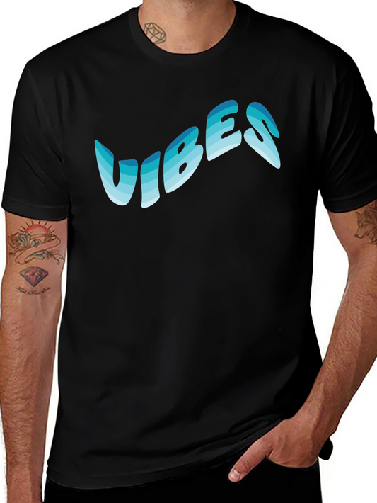 Cool Vibes Graphic Tee - Black Casual Shirt