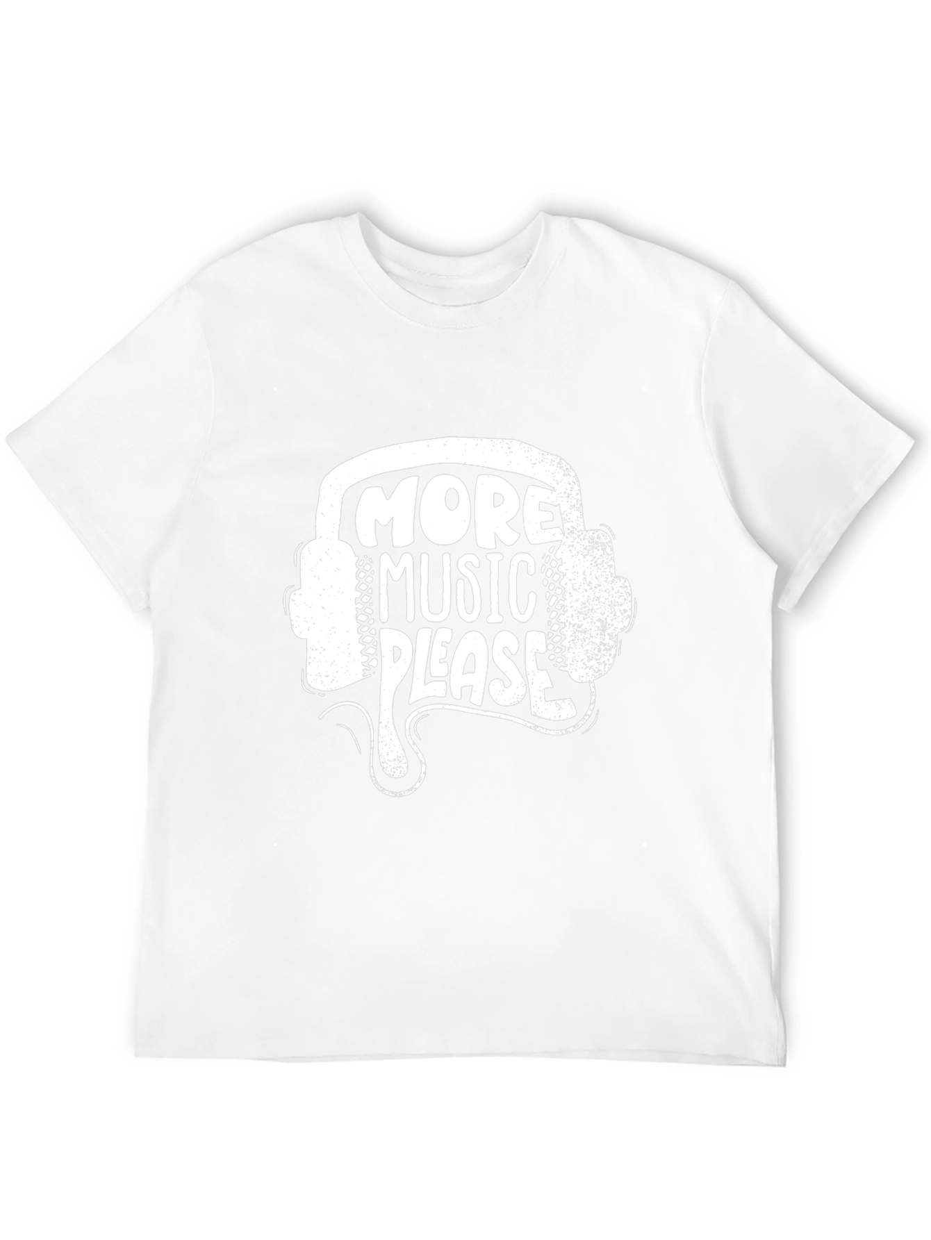 More Music Please Black T-Shirt
